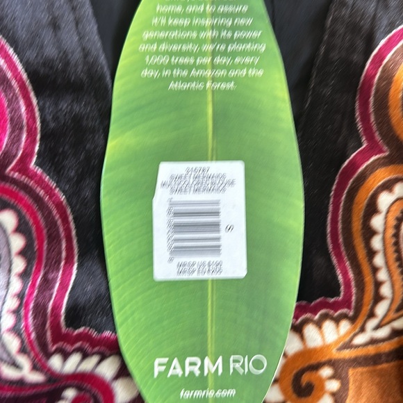 NWT Farm Rio Sweet Mermaids Multi colored blouse. Unique and fun. - Picture 3 of 3